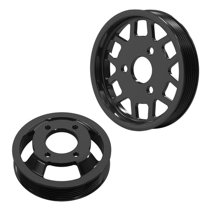 M52TU/M54 Aluminum Water Pump & Power Steering Pump Pulley Kit For BMW E46