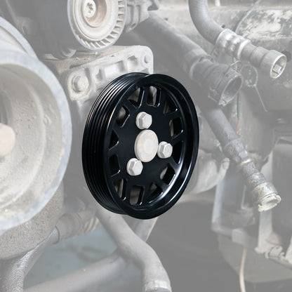 M52TU/M54 Aluminum Water Pump & Power Steering Pump Pulley Kit For BMW E46