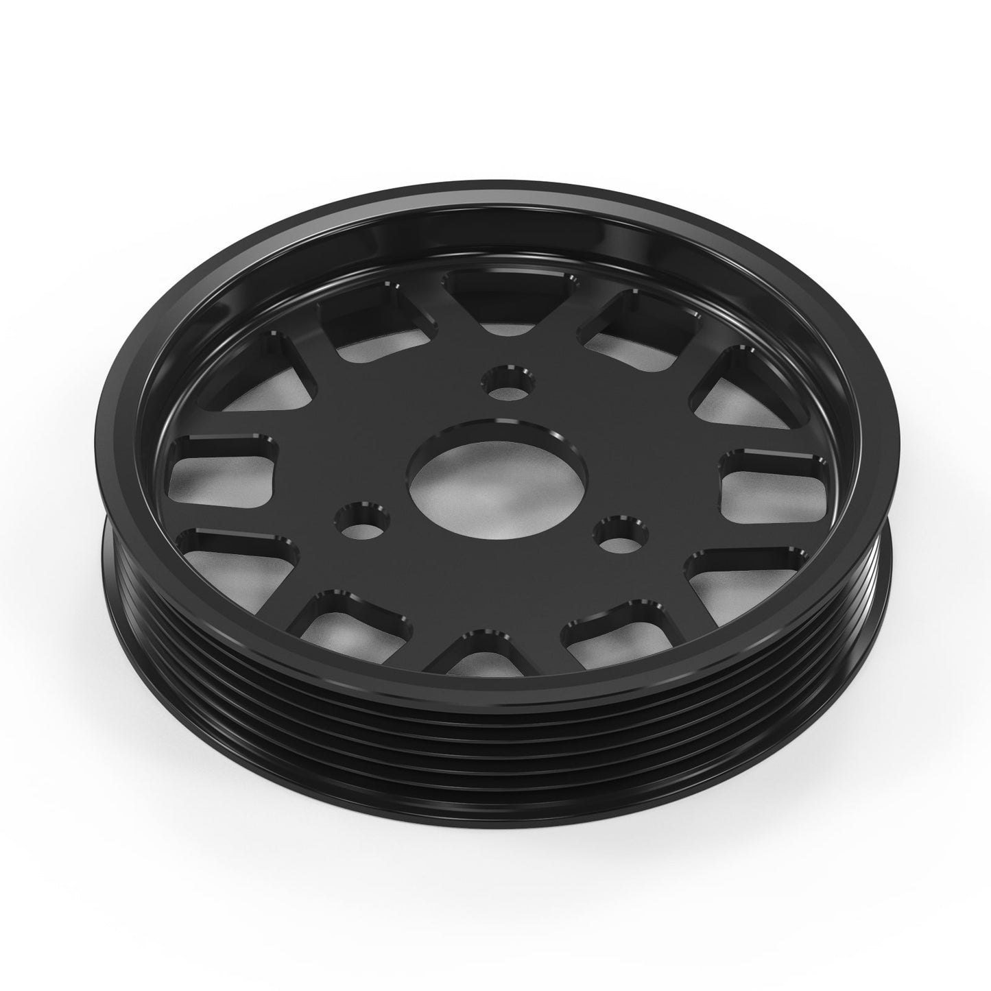 M52TU/M54 Aluminum Water Pump & Power Steering Pump Pulley Kit For BMW E46