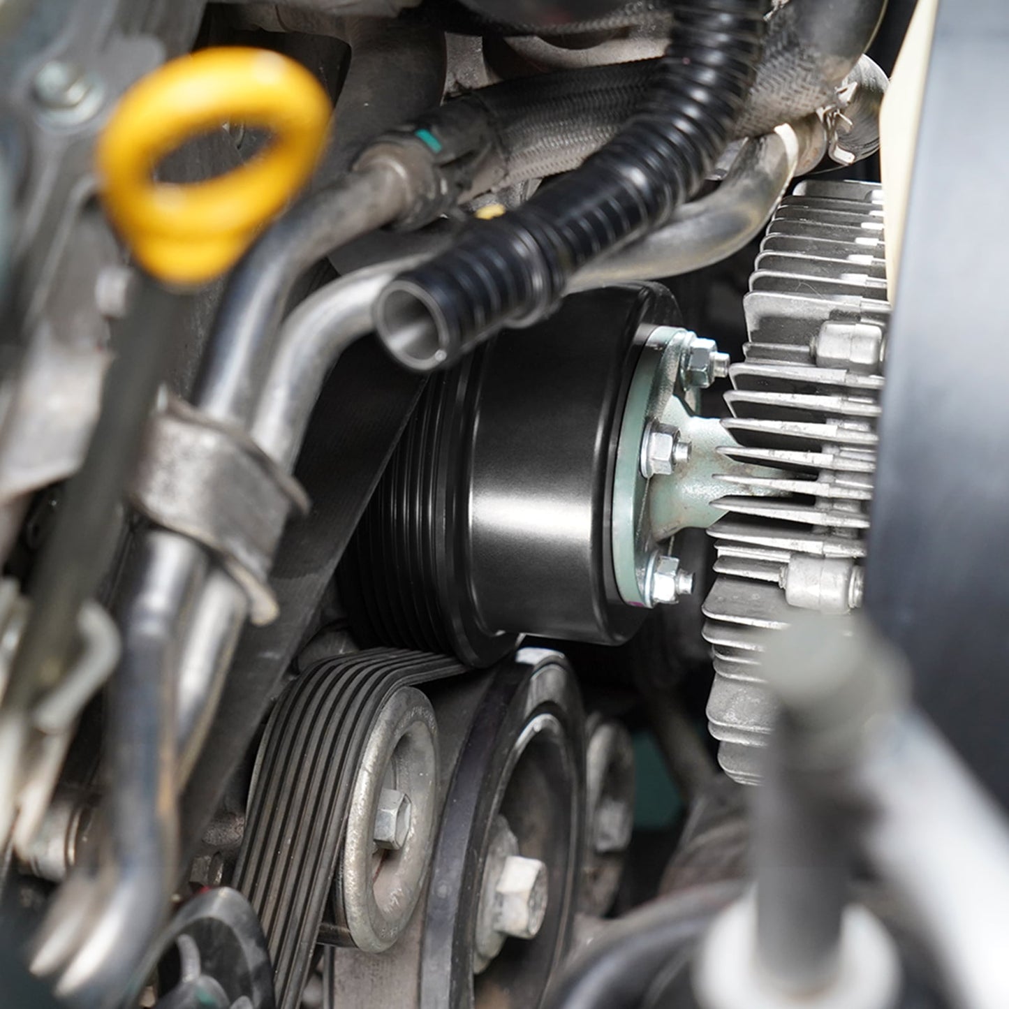 BEVINSEE Performance Water Pump Pulley For Toyota 4Runner