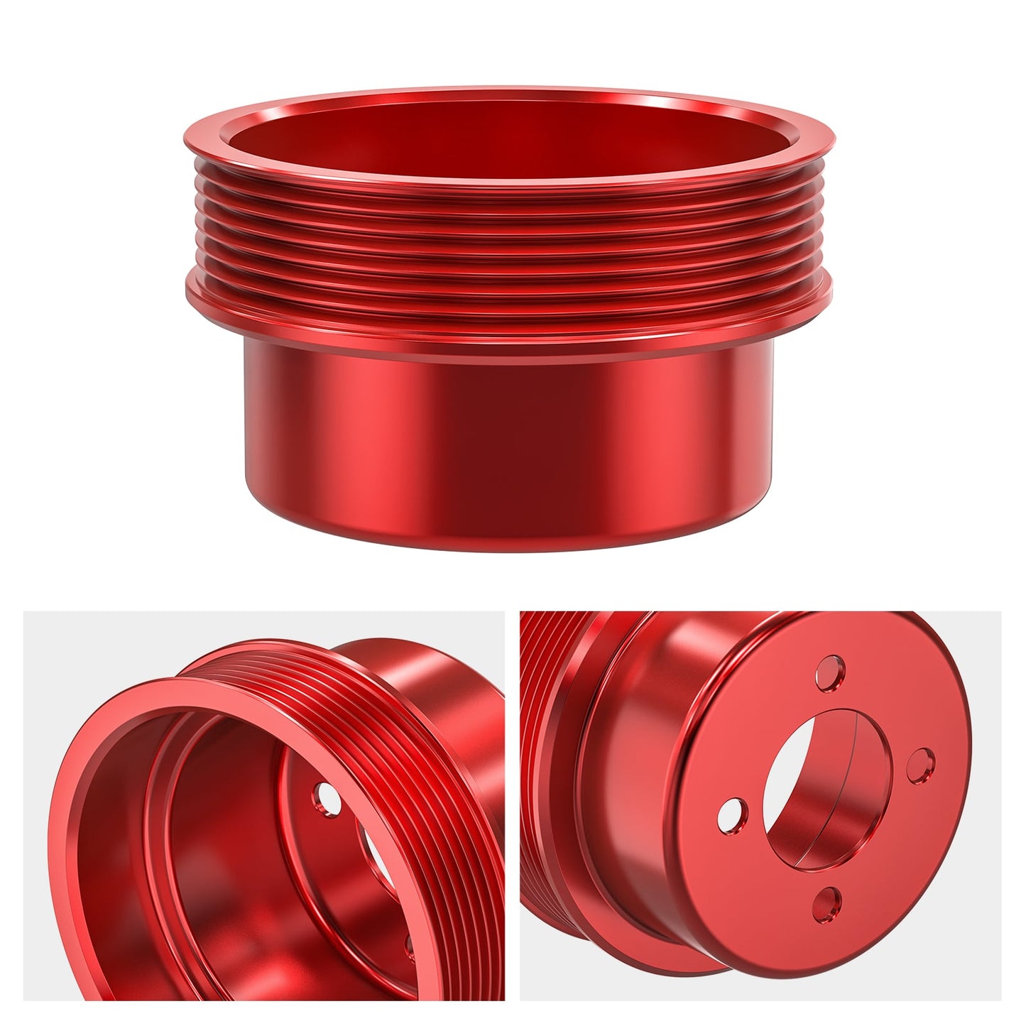 BEVINSEE Performance Water Pump Pulley For Toyota 4Runner