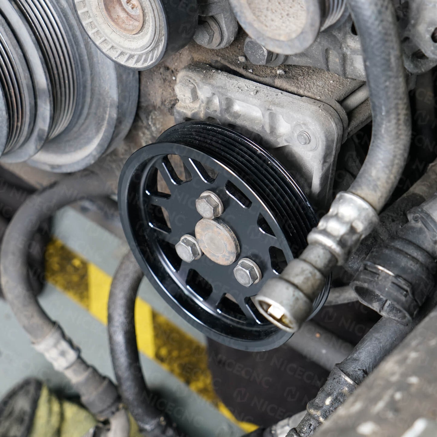 Water Pump Pulley & Power Steering Pulley For BMW E36 E39 Z3 M52