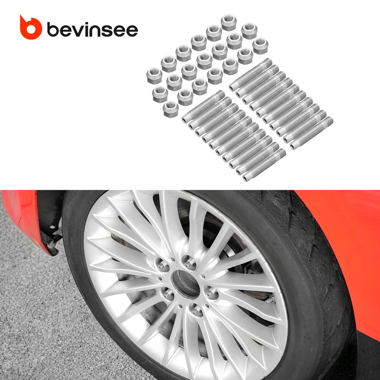 75mm Wheel Stud Conversion Kit M12 X 1.5 Thread For BMW E36 E46 E90 E92 E60 E39