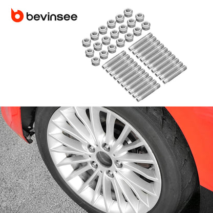 75mm Wheel Stud Conversion Kit M12 X 1.5 Thread For BMW E36 E46 E90 E92 E60 E39