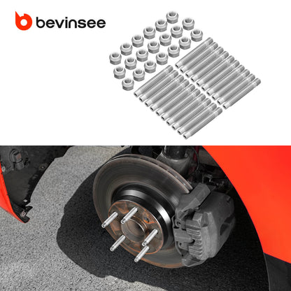 90mm Wheel Stud Conversion Kit M12 X 1.5 Thread For BMW E36 E46 E90 E92 E60 E39