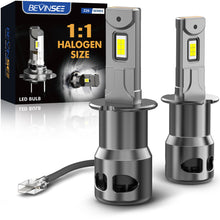 BEVINSEE Z26 H3 LED Headlight Fog Light Bulbs Canbus Error Free 6000K 12000LM