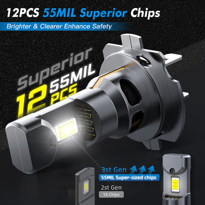 Z26 H7 Headlight Bulbs Plug & Play 6000K White Light Canbus Faultless Bulbs