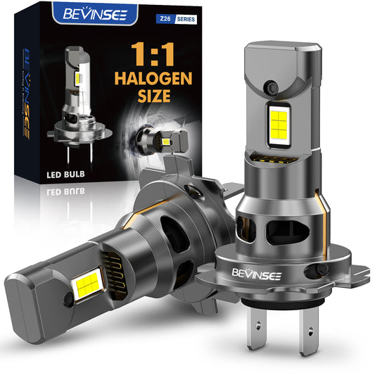Z26 H7 Headlight Bulbs Plug & Play 6000K White Light Canbus Faultless Bulbs