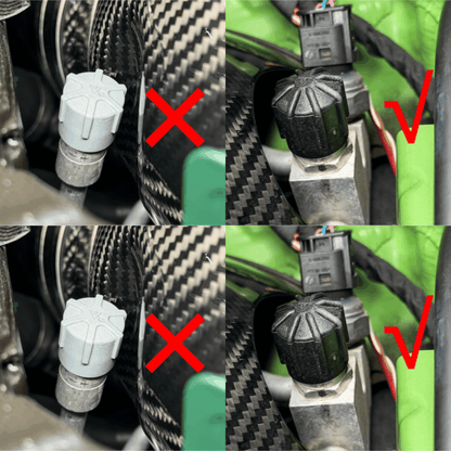 Aluminum Air Conditioning A/C Line Caps For BMW E36 E46 E60 E90 E92 Z4 E85