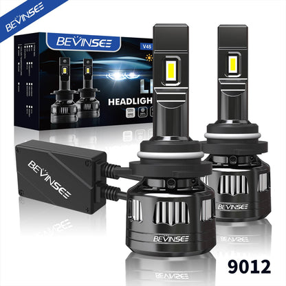 BEVINSEE V45 9012 LED Headlight Bulb 120W 22000 Lumens