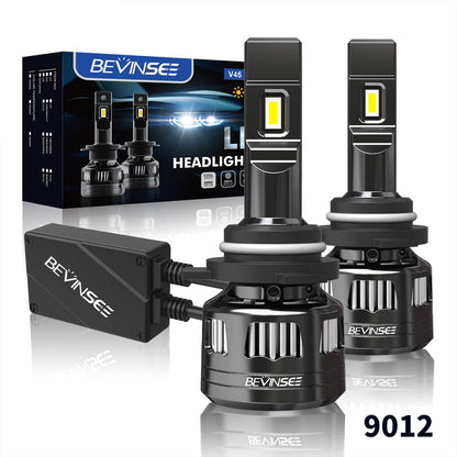 BEVINSEE V45 9012 LED Headlight Bulb 120W 22000 Lumens