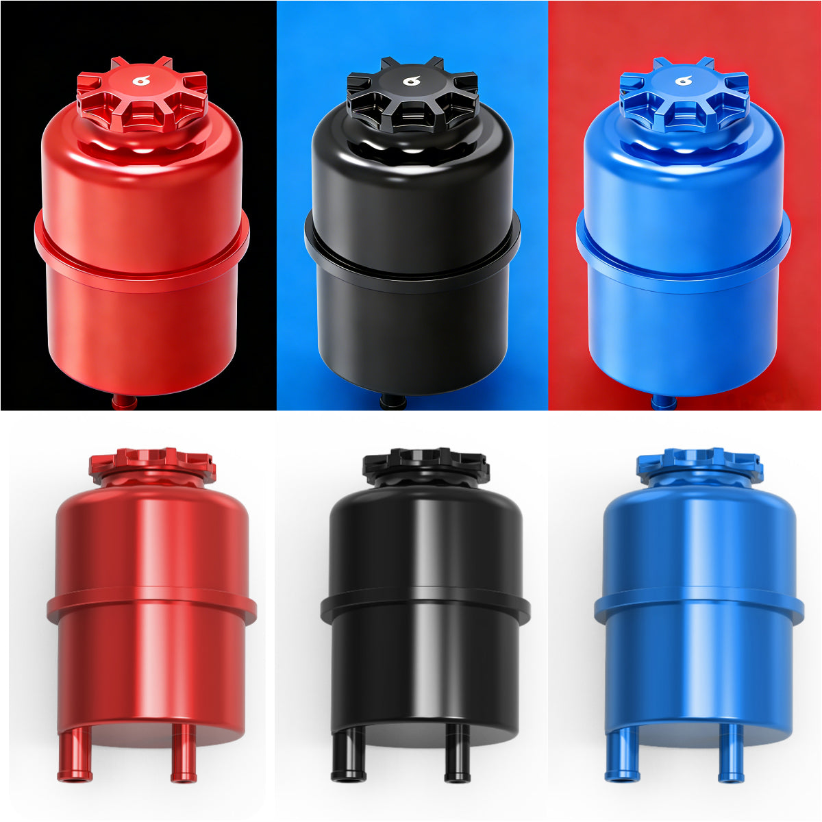 BEVINSEE Power Steering Reservoir Upgrade Kit For BMW E9X E8X E39 E60 E46 E36 X1 X3