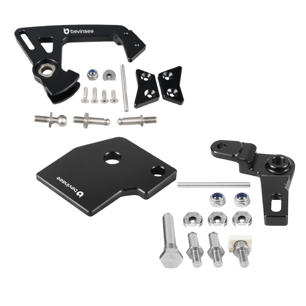 Verstelbare korte schakelarm 6 versnellingen, schakelhefboom en afstandsset voor gaspedaal voor MQ350 VW Golf GTI MK7 MK7.5 MK8 2.0T 02Q