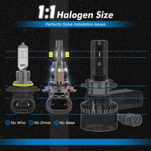 BEVINSEE Z26 9005 HB3 LED Headlight Globes Bulbs Kit High Low Beam 70W 6000K White